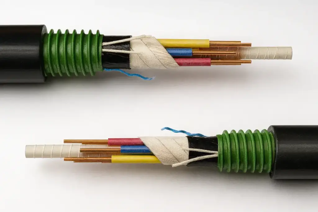 Ripcords are typically used in telecommunication cables, fiber optic cables, control cables, and industrial cables.